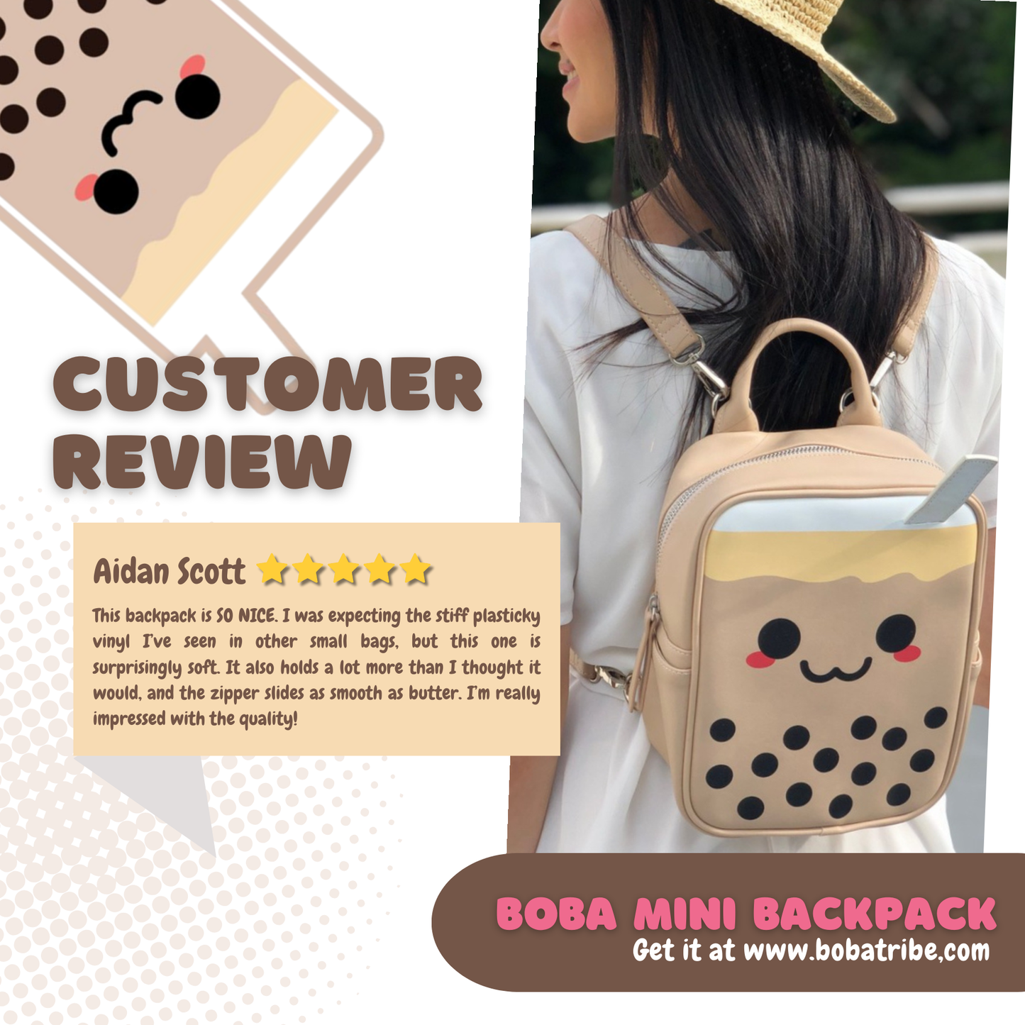 Boba Mini Backpack - LIMITED