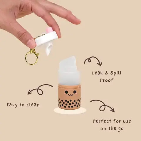 Bubble sales tea keyring