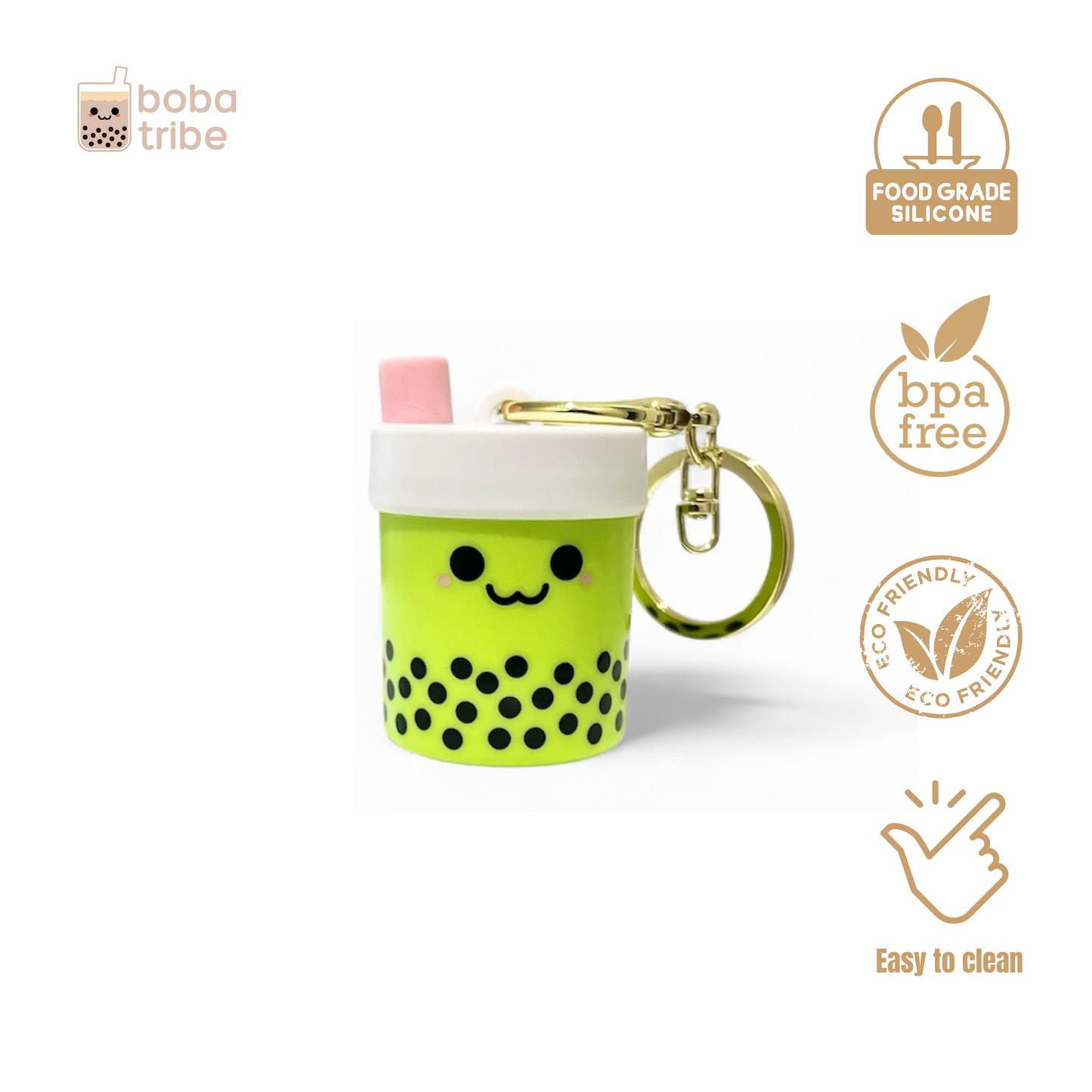 Boba Straw Keyring Set