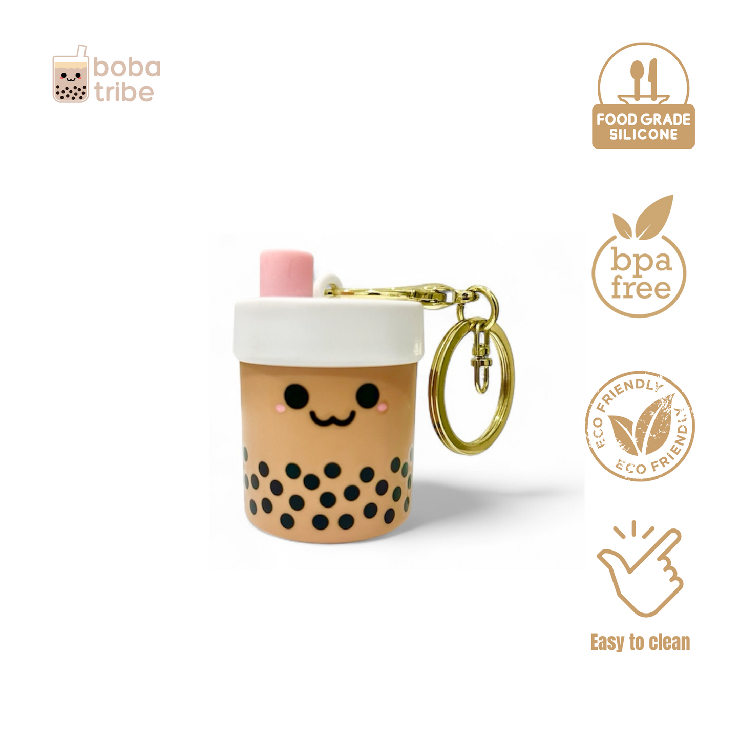 Boba Straw Keyring Set