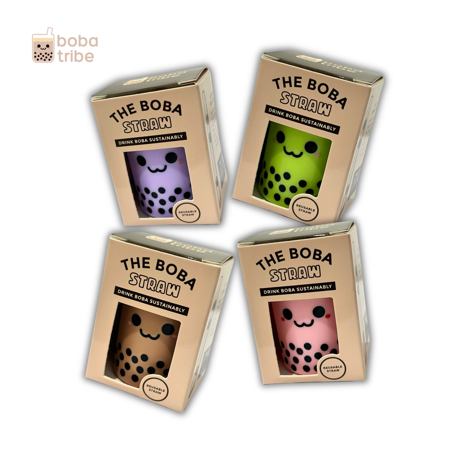 Boba Straw Keyring Set