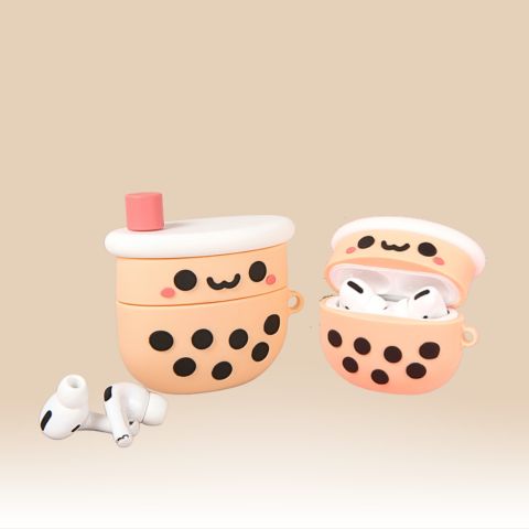 Silicone Case Airpod Pro Boba Case Airpods Cover Cute Airpod Cases