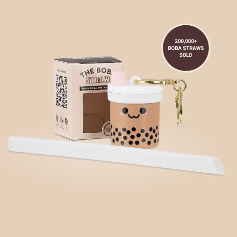 🎉 EASTER PROMO- BUY 3 Get 1 FREE!!!  Boba Straw Keyring Set
