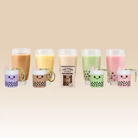 Boba Straw Keyring Set