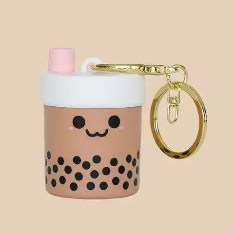 Boba Milk Tea Keyring